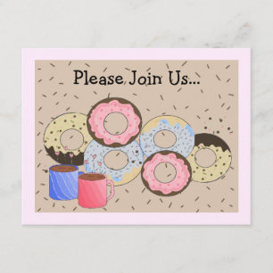 Donuts et Faire-part de café