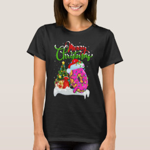 Donuts Food   Xmas Decorations Santa Donuts Christ T-Shirt