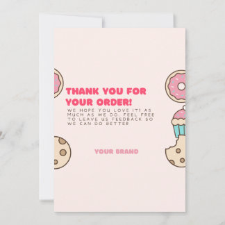 Donuts Merci Cartes Petites entreprises