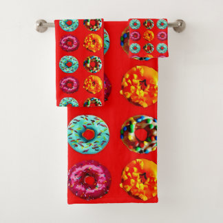 Donuts on the Net Bath Towel Set