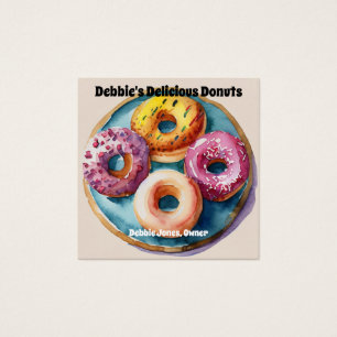 Donuts ou Carte de visite de boulangerie