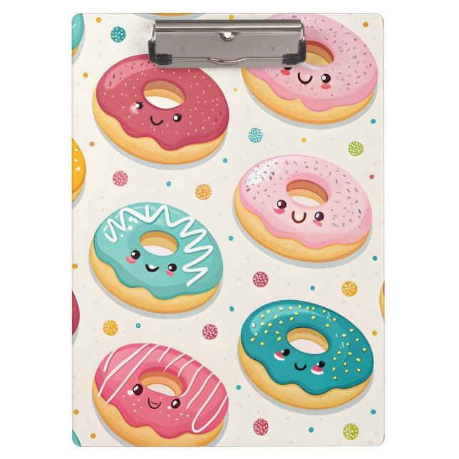 Donuts Pattern Clipboard (Front)
