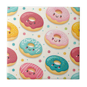 Donuts Pattern Tile