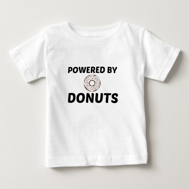 DONUTS POWERED BABY T-Shirt (Front)