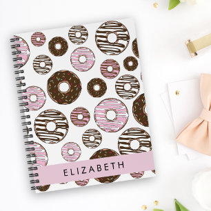 Donuts Roses, Donuts Brown, Sprinkings, Votre Nom