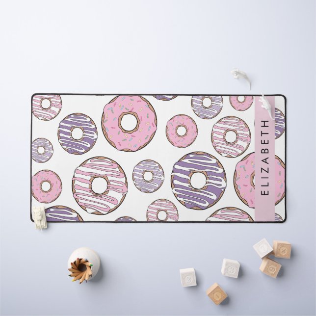 Donuts Roses, Donuts Violets, Saupoudrages, Votre  (Tableau pour enfants)