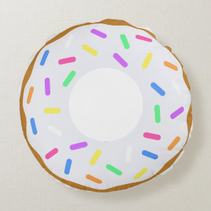 Donuts Round Pillow