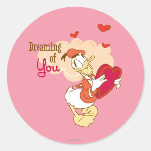 Doo-Bee My Valentine Classic Round Sticker