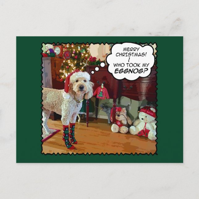 DoodDays Comics Joyeux Noël Carte postale (Devant)