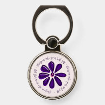 Doodé de fleurs violettes "Blossom In Your Best Se