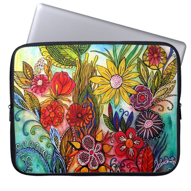 Doodle 19 laptop sleeve (Front)