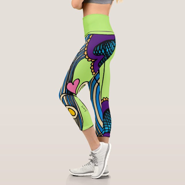 Doodle 1E Colors 1 Leggings (Gauche)