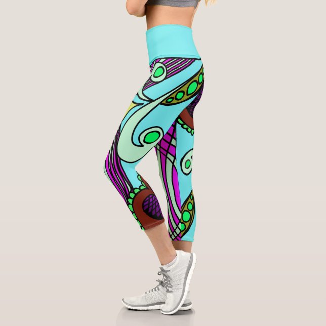 Doodle 1E Colors 2 Leggings (Gauche)
