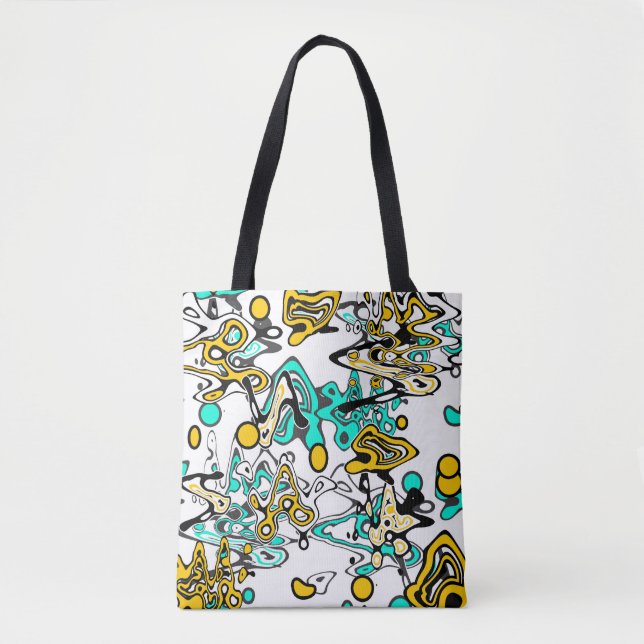Doodle, abstract tote bag (Front)
