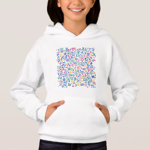 Doodle amusant coloré formes vibrantes