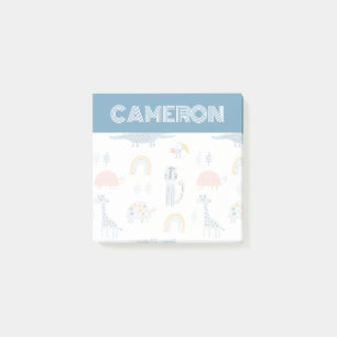 Doodle Animal Fun Pattern Post-it Notes