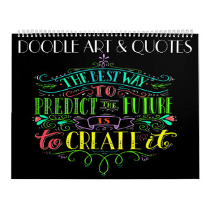 Doodle Art and Quotes Calendar