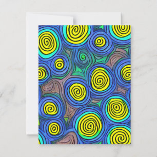 Doodle Art Swirls Card