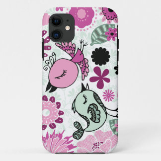 doodle birds iPhone 11 case