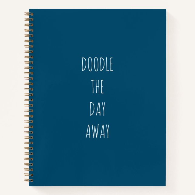 Doodle Blue Bullet Journal (Front)