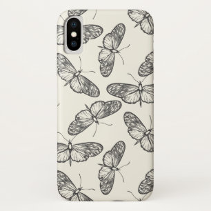 Doodle Butterfly/Moth Pattern Case-Mate iPhone Case