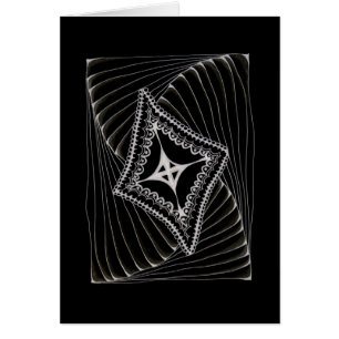 Doodle cerf-volant noir