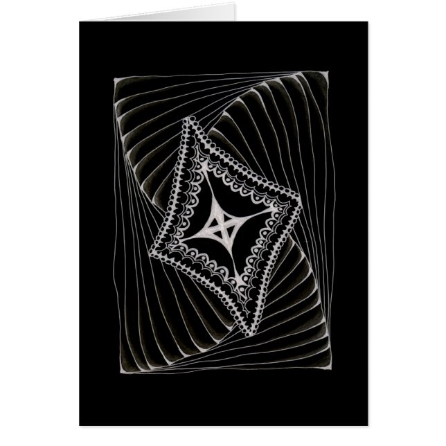 Doodle cerf-volant noir (Devant)