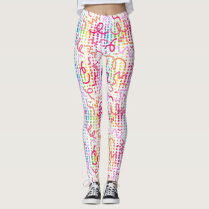 Doodle Colour Beads Leggings
