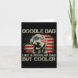 Doodle Dad Goldendoodle Regular Dad But Cooler Ame Card