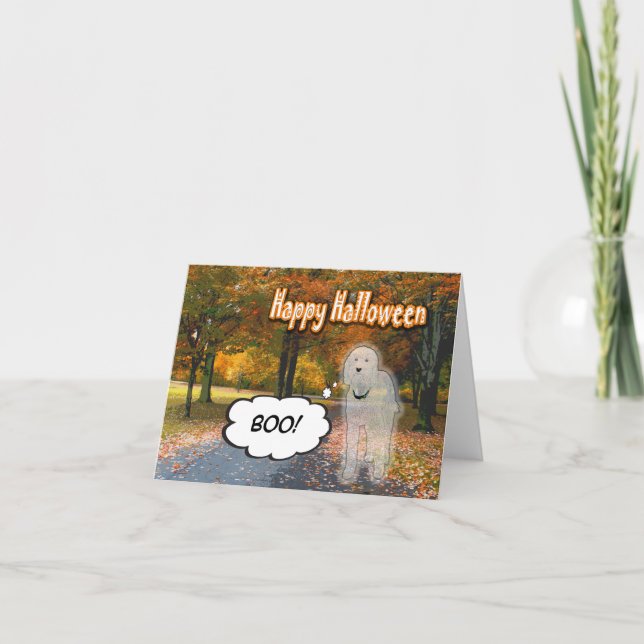 Doodle Days Comics Happy Halloween Card (Front)