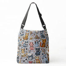 Doodle de chats Lover Sacs de carrosserie