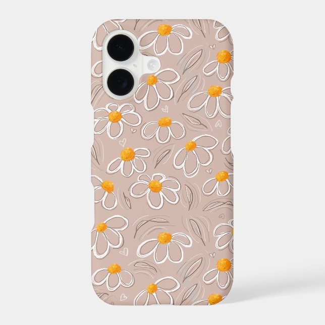 Doodle de fleurs joyeuses (Verso)