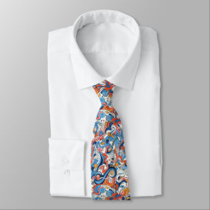 Doodle Design Tie