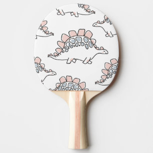 Doodle Dinosaurs: Hand Drawn Fun. Ping Pong Paddle