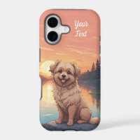Doodle Dog by Lake