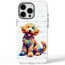 Doodle Dog Love Iphone Case