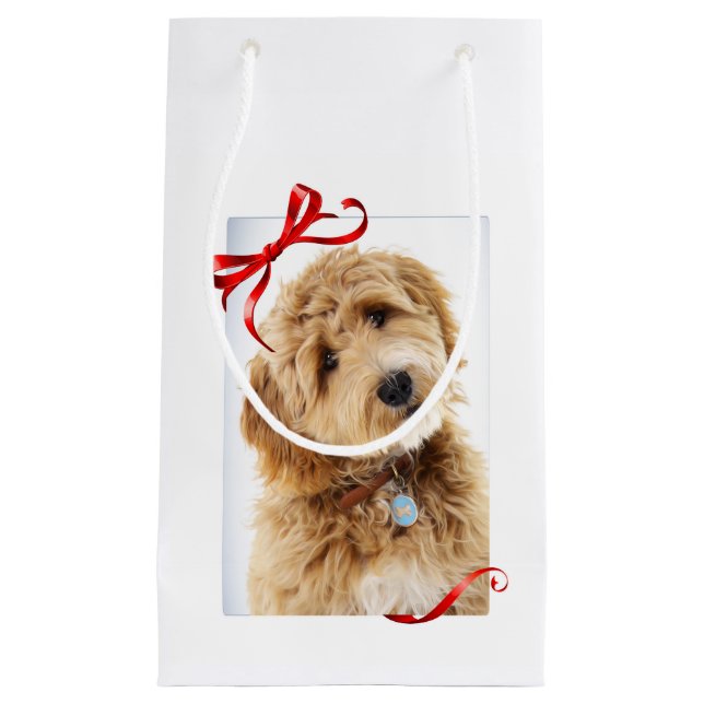 Doodle Dog Small Gift Bag (Front)