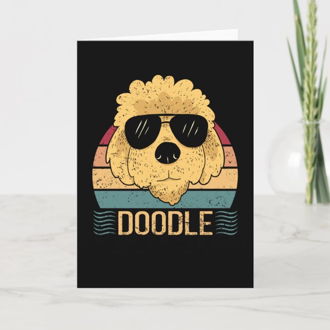 Doodle Dogs Goldendoodle Dog Owner Card (Front)