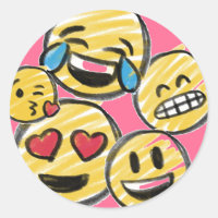Doodle Emoji Cartoon Tween Teen Birthday