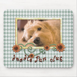 Doodle Fan Club Customizable Photo Mouse Pad