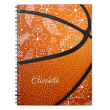doodle feathers paislies flowers boho basketball