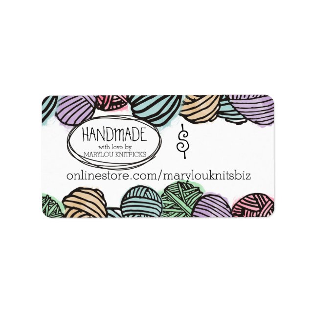 Doodle fil tricot crochet homespun prix étiquette (Devant)