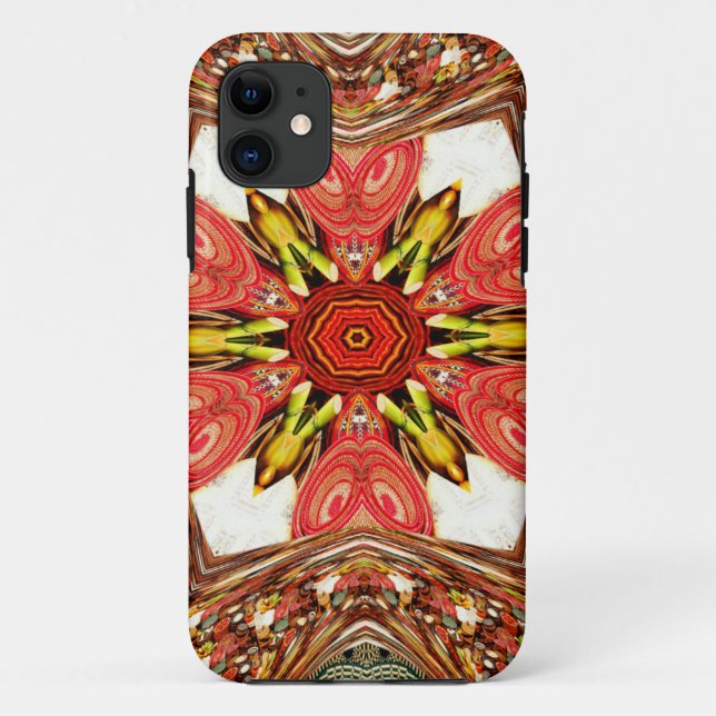 Doodle Floral Art Print Case-Mate iPhone Case (Back)