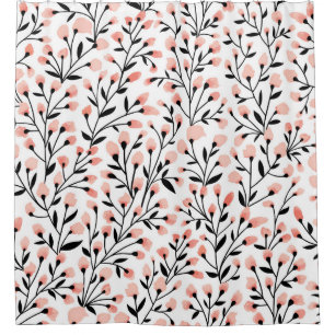 Doodle Flowers: Coral Floral Seamless.