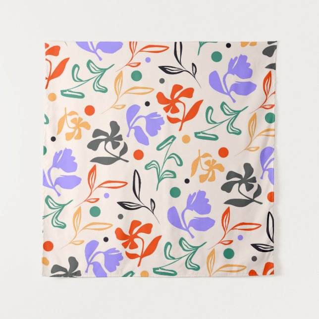 Doodle Garden Tapestry (Front)