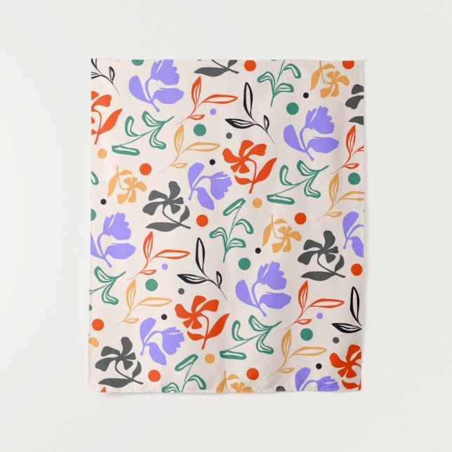 Doodle Garden Tapestry (Front)