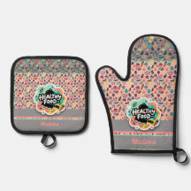 Doodle Healthy Food Kitchen Knife Sticker