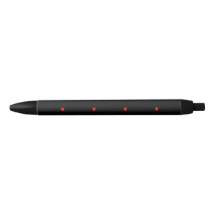 Doodle Heart Patterns Red Black Custom Colours Gif Black Ink Pen
