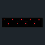 Doodle Heart Patterns Red Black Custom Cute Lovely<br><div class="desc">Designed with cute red doodle heart patterns in solid black background. You may change to any background colour as you wish.</div>