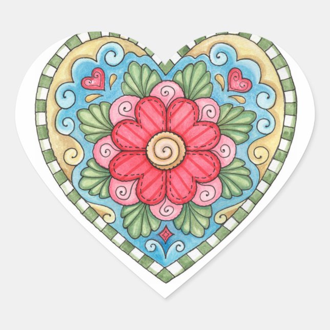Doodle Heart - Stickers (Front)
